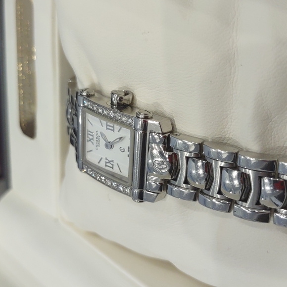 ⌚Philippe Charriol Diamond Columbus Watch Box Links 28504 Colvubvs white face - Picture 3 of 13